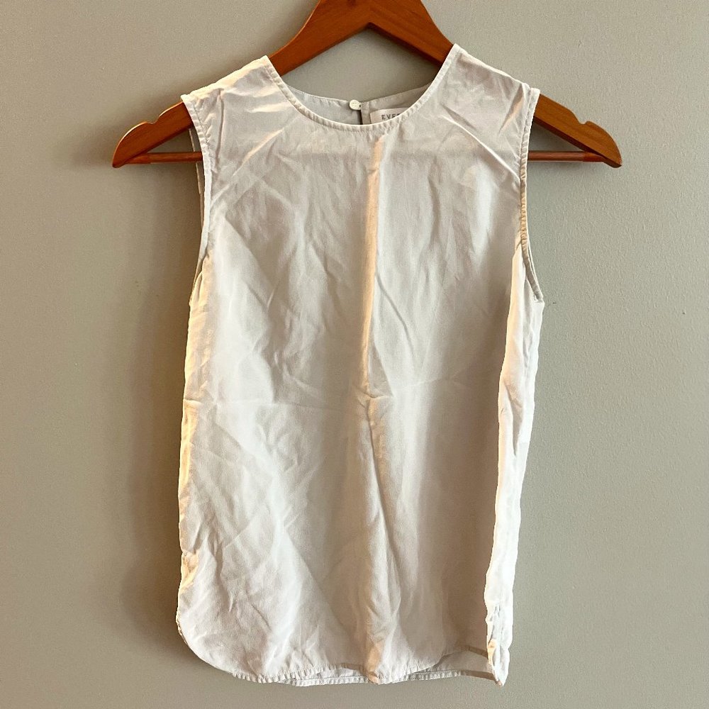 Everlane 100% Silk Sheer Tank Top